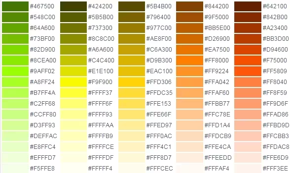 fgo名字颜色代码