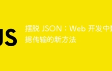 摆脱 JSON：Web 开发中数据传输的新方法