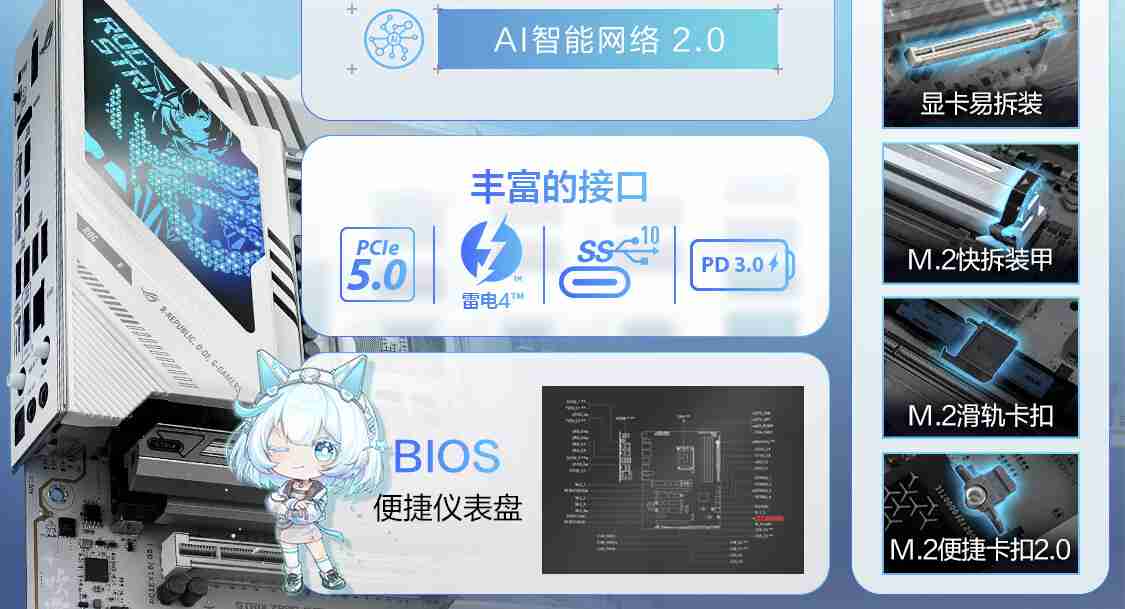 华硕发布 14 款 Z890 主板,最高 24+1+2+2 相供电设计