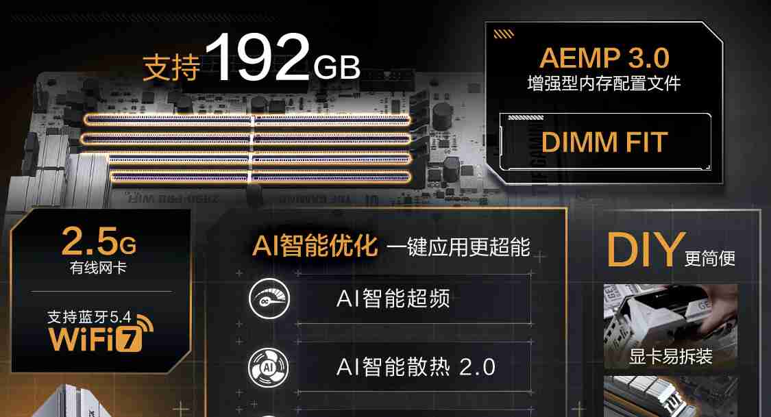 华硕发布 14 款 Z890 主板,最高 24+1+2+2 相供电设计