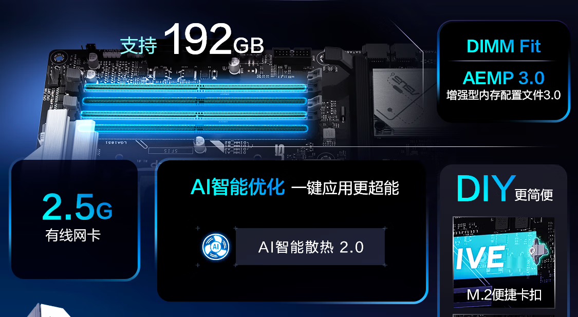 华硕发布 14 款 Z890 主板,最高 24+1+2+2 相供电设计