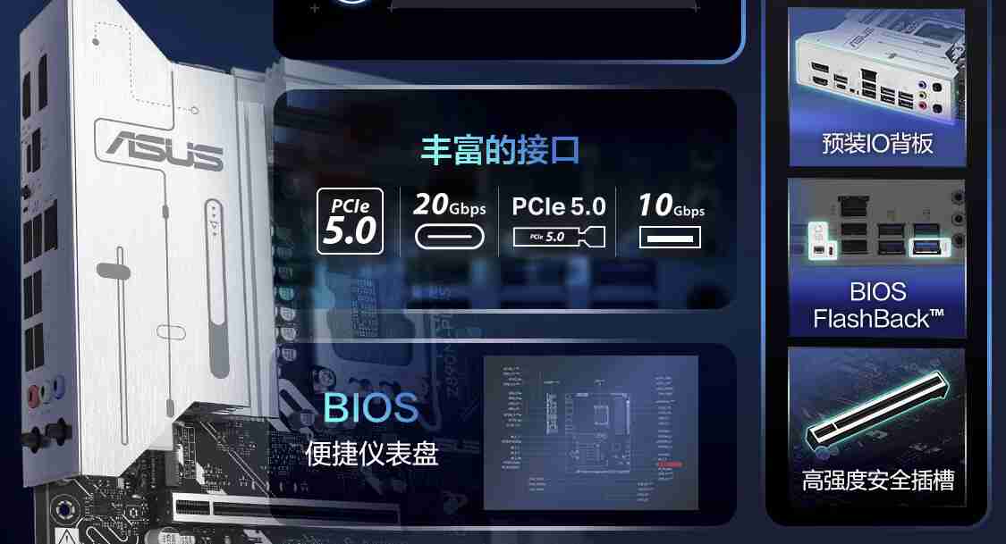 华硕发布 14 款 Z890 主板,最高 24+1+2+2 相供电设计