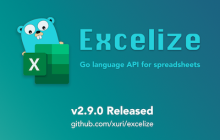 Excelize eleased - 强大的电子表格 (Excel) 文档开源库