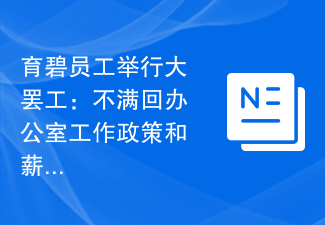 育碧员工举行大罢工：不满回办公室工作政策和薪资待遇