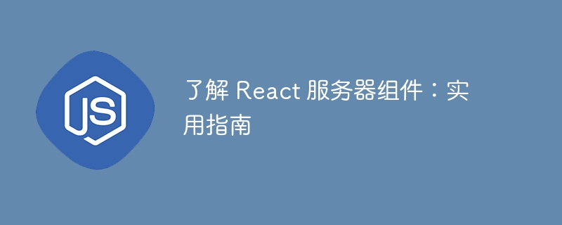 了解 react 服务器组件：实用指南