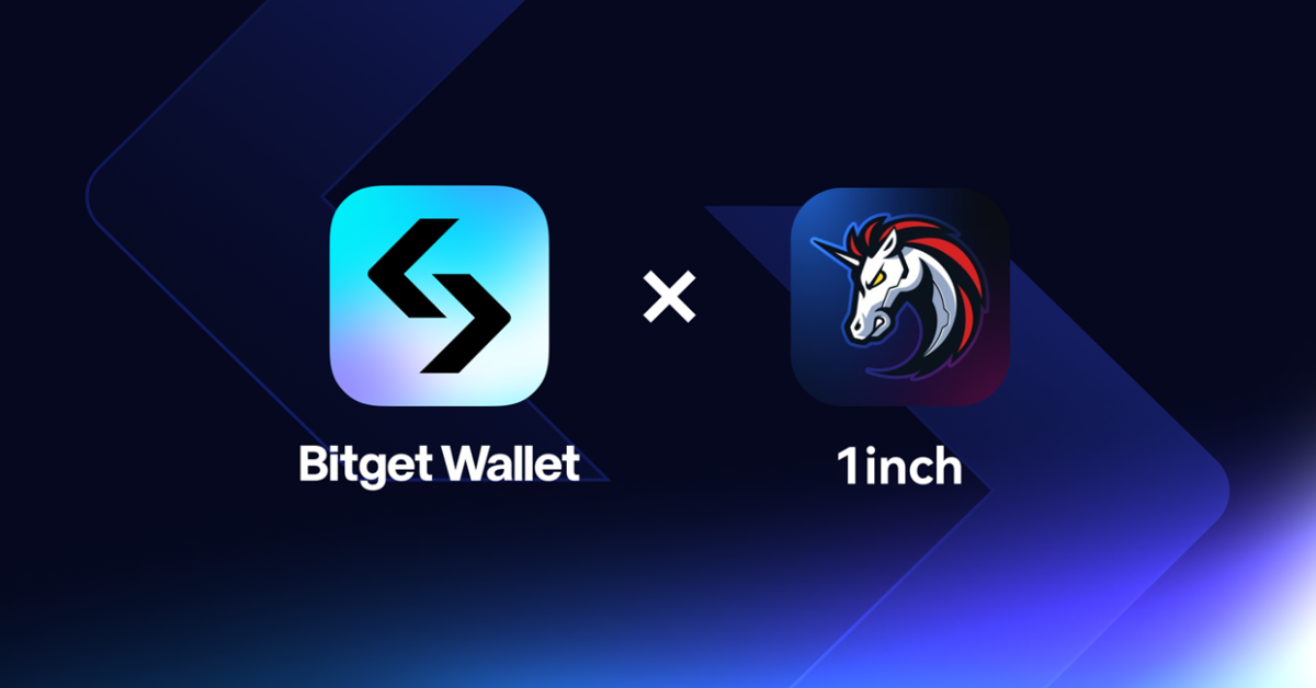 Bitget Wallet Integrates 1inch DEX Aggregator as a Wallet Connect Option