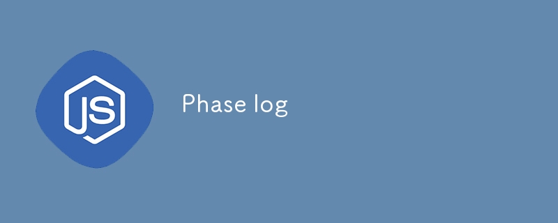 Phase log