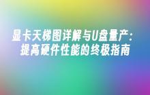 显卡天梯图详解与U盘量产：提高硬件性能的终极指南