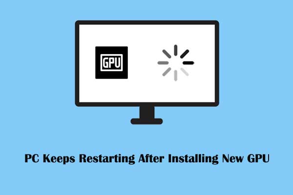 PC startet nach der Installation einer neuen GPU immer wieder neu | Reparaturanleitung