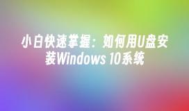 小白快速掌握：如何用U盘安装Windows 10系统