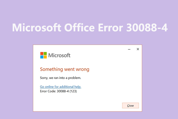 Microsoft Office Error 30088-4: 3 Effective Strategies and Tricks