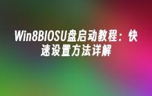 Win8BIOSU盘启动教程：快速设置方法详解
