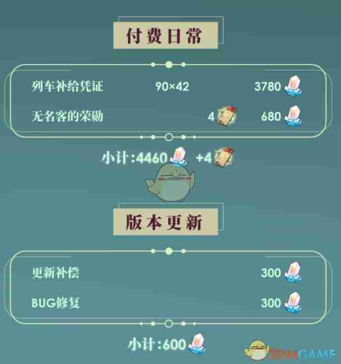 《崩坏：星穹铁道》2.5可获取星琼数量统计一览