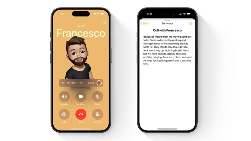 iOS 18.1 : Comment enregistrer et transcrire des appels téléphoniques