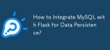 Bagaimana untuk Mengintegrasikan MySQL dengan Flask untuk Kegigihan Data?