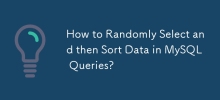 Bagaimana untuk Memilih Secara Rawak dan kemudian Isih Data dalam Pertanyaan MySQL?