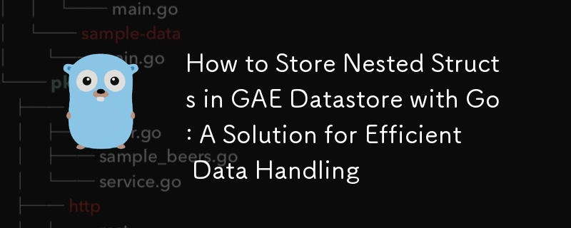 So speichern Sie verschachtelte Strukturen im GAE-Datenspeicher mit Go: Eine Lösung für eine effiziente Datenverarbeitung