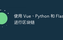 使用 Vue、Python 和 Flask 进行区块链