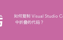 如何复制 Visual Studio Code 中折叠的代码？