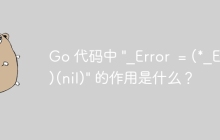 Go 代码中 \"_Error  = (*_Error)(nil)\" 的作用是什么？