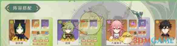 《原神》柯莱最强配队思路