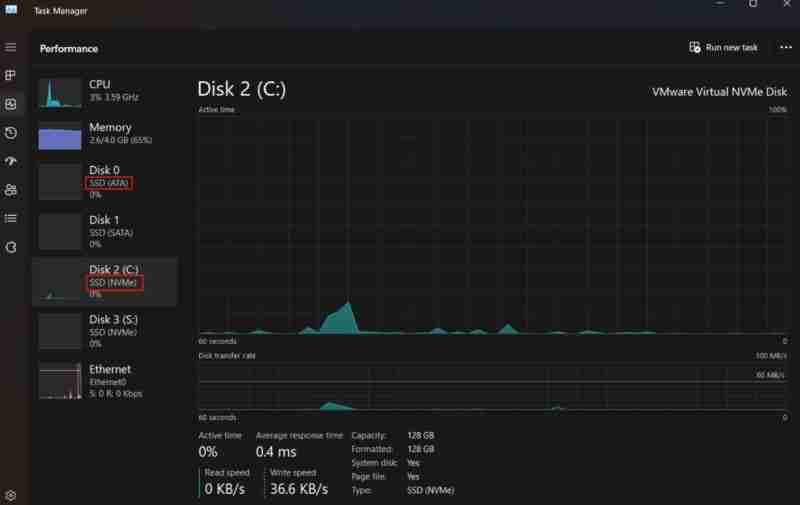 怎么在任務(wù)管理器可顯示SSD類型?Win11 Beta 22635.4225預(yù)覽版中開啟SSD類型方法