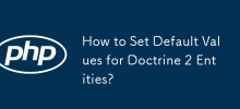 Comment définir les valeurs par défaut pour les entités Doctrine 2 ?