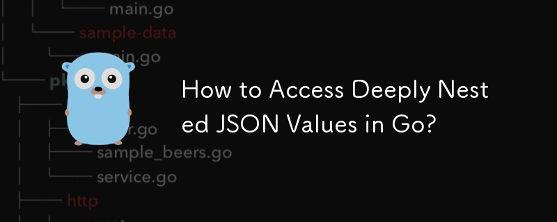 如何在 Go 中存取深度嵌套的 JSON 值？