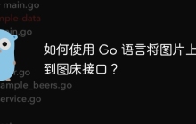 如何使用 Go 语言将图片上传到图床接口？