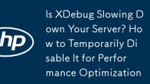 Is XDebug Slowing Down Your Server? How to Temporarily Disable It for Performance Optimization
