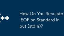 How Do You Simulate EOF on Standard Input (stdin)?