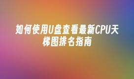 如何使用U盘查看最新CPU天梯图排名指南