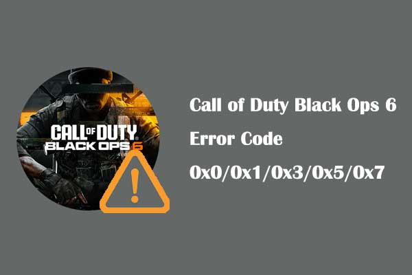 Code d'erreur Call of Duty Black Ops 6 0x0/0x1/0x3/0x5/0x7 : résolu