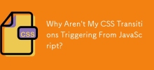 為什麼我的 CSS 轉換沒有從 JavaScript 觸發？
