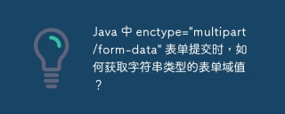 Java 中 enctype=\