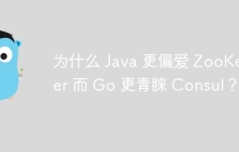 为什么 Java 更偏爱 ZooKeeper 而 Go 更青睐 Consul？