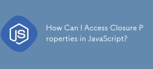 How Can I Access Closure Properties in JavaScript?