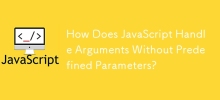 How Does JavaScript Handle Arguments Without Predefined Parameters?