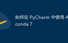 如何在 PyCharm 中使用 Anaconda？