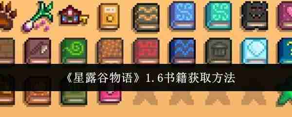 《星露谷物语》1.6书籍获取方法
