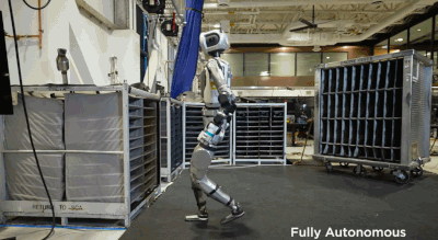 全自动打工「人」!波士顿动力Atlas进厂视频火了,不断电不下班