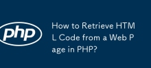 How to Retrieve HTML Code from a Web Page in PHP?