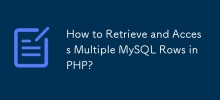 How to Retrieve and Access Multiple MySQL Rows in PHP?