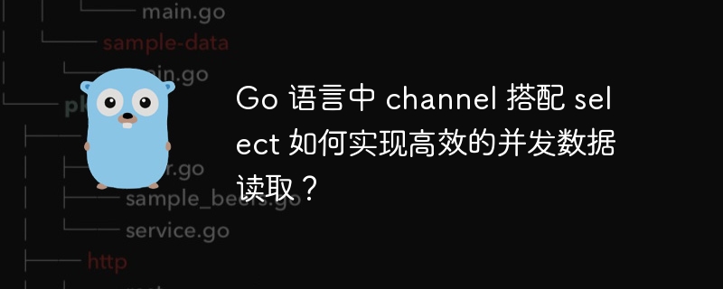 Go 语言中 channel 搭配 select 如何实现高效的并发数据读取？-小浪资源网