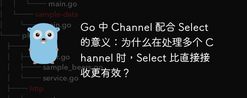 Go 中 Channel 配合 Select 的意义：为什么在处理多个 Channel 时，Select 比直接接收更有效？-小浪资源网