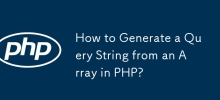 Comment générer une chaîne de requête à partir d'un tableau en PHP ?