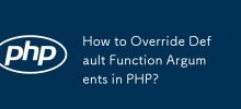 Comment remplacer les arguments de fonction par défaut en PHP ?
