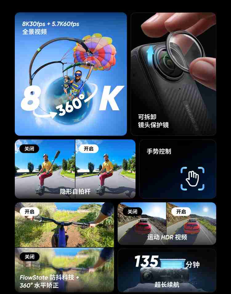 影石 x BMW Motorrad X4限定联名款开售，售价3649元