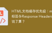 HTML文檔緩存優(yōu)先級：meta標簽與Response Headers誰說了算？