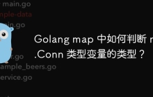 Golang map 中如何判断 net.Conn 类型变量的类型？